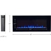 image:imageNorthwest Electric Fireplace Heater Black 42 Inch