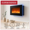 image:imageNorthwest Electric Fireplace Wall Mount Black 305 x 5 x 1675Black