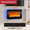 image:imageNorthwest Electric Fireplace Wall Mount Black 305 x 5 x 1675Black