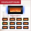 image:imageNorthwest Electric Fireplace Wall Mount Black 305 x 5 x 1675Black