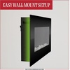 image:imageNorthwest Electric Fireplace Wall Mount Black 305 x 5 x 1675Black