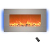 image:imageNorthwest Electric Fireplace Wall Mount Black 305 x 5 x 1675Brushed Silver