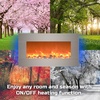 image:imageNorthwest Electric Fireplace Wall Mount Black 305 x 5 x 1675Brushed Silver