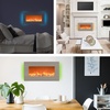 image:imageNorthwest Electric Fireplace Wall Mount Black 305 x 5 x 1675Brushed Silver