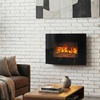 image:imageNorthwest Wall Mounted Electric Fireplace Black 255 x 4 x 2025