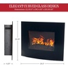 image:imageNorthwest Wall Mounted Electric Fireplace Black 255 x 4 x 2025