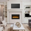 image:imageNorthwest Wall Mounted Electric Fireplace Black 36