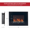 image:imageNorthwest Wall Mounted Electric Fireplace Heater Black 26x35x2025