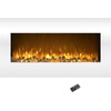 image:imageNorthwest Wall Mounted Electric Fireplace Heater White 36 x 6 x 18
