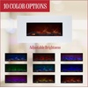 image:imageNorthwest Wall Mounted Electric Fireplace Heater White 36 x 6 x 18