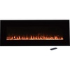 image:imageNorthwest Electric Fireplace  54 Inch Wall Mounted Fireplace Heater with Remote Control and Top Vent Heater  Fire Place with Adjustable LED Flame Color Timer and Heat Black