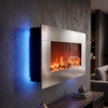 image:imageNorthwest Electric Fireplace Wall Mount Black 305 x 5 x 1675Brushed Silver