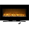image:imageNorthwest Wall Mounted Electric Fireplace Black 36