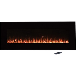 image:imageNorthwest Electric Fireplace  54 Inch Wall Mounted Fireplace Heater with Remote Control and Top Vent Heater  Fire Place with Adjustable LED Flame Color Timer and Heat Black