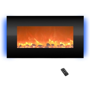image:imageNorthwest Electric Fireplace Wall Mount Black 305 x 5 x 1675Black